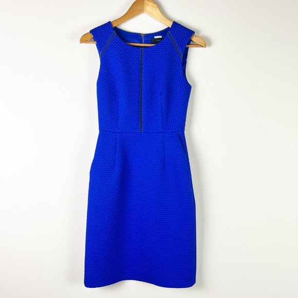 2/$30 J Crew Portfolio Dress Royal Blue 000 - Picture 3 of 6